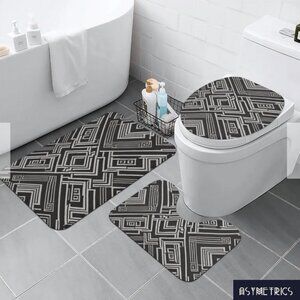 NEW Asymetrics Fusion Bathroom Toilet Set